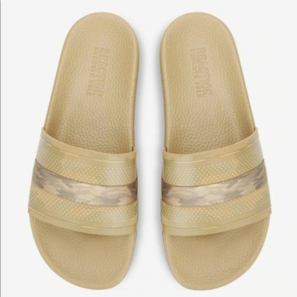 Reaction Kenneth Cole | Screen Mixed Slide Sandal in Desert Camo, Size: 10 - Picture 5 of 7